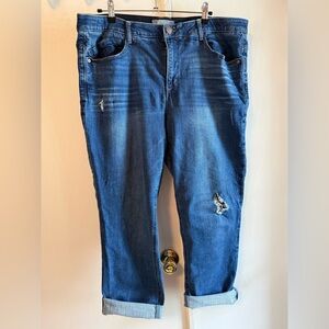 Wit & Wisdom Blue Distressed Jeans